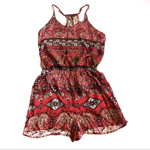 Pink Rose Pants - Pink Rose Western Aztec Romper